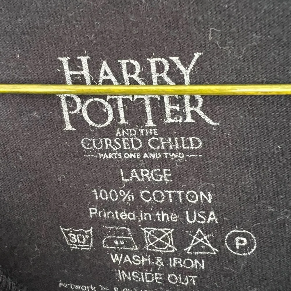 Harry Potter and the Cursed Child Mens Large Black Broadway Graphic T Shirt - Picture 5 of 5